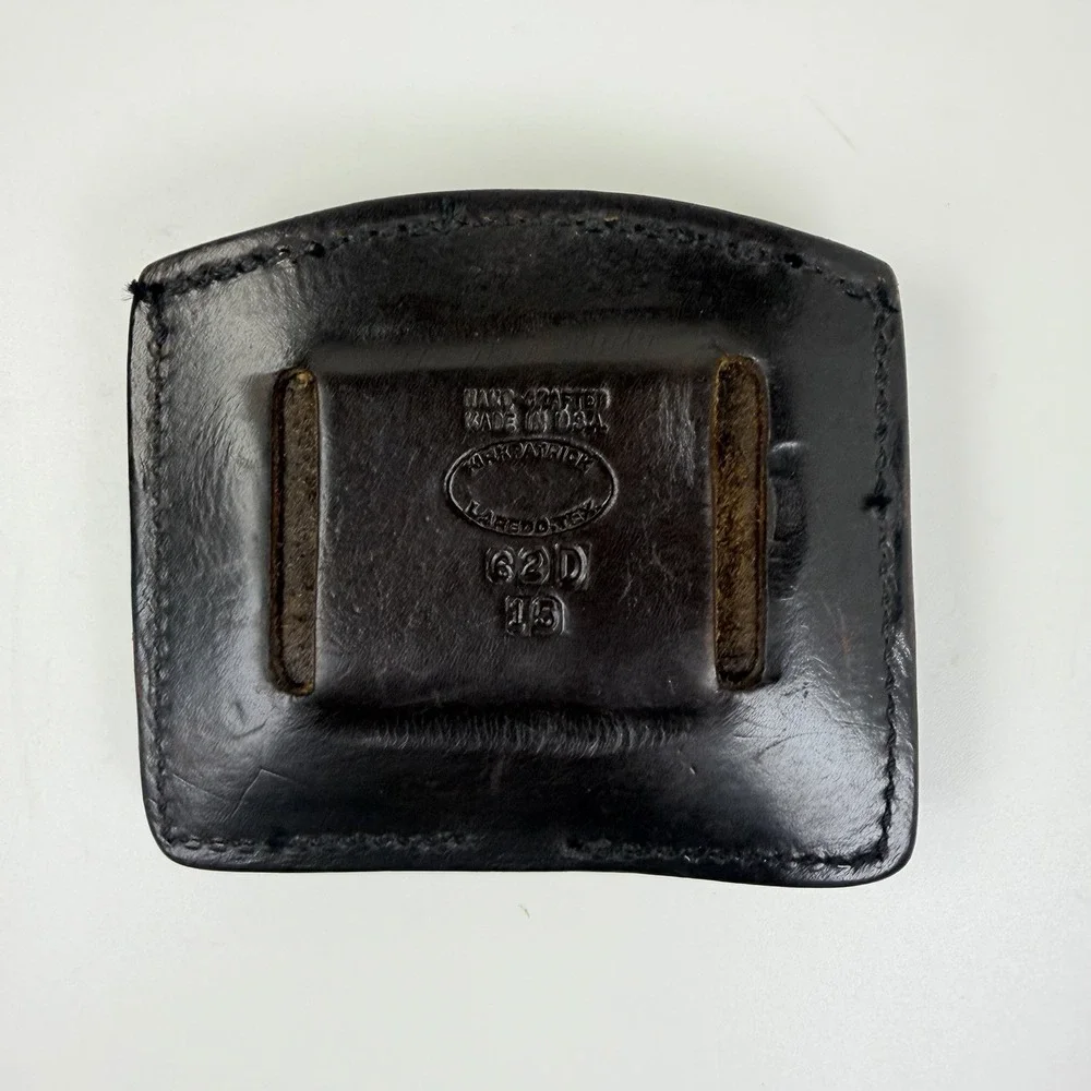 Kirkpatrick Leather 62D Double Magazine Pouch Brown Handcrafted USA Belt Mag